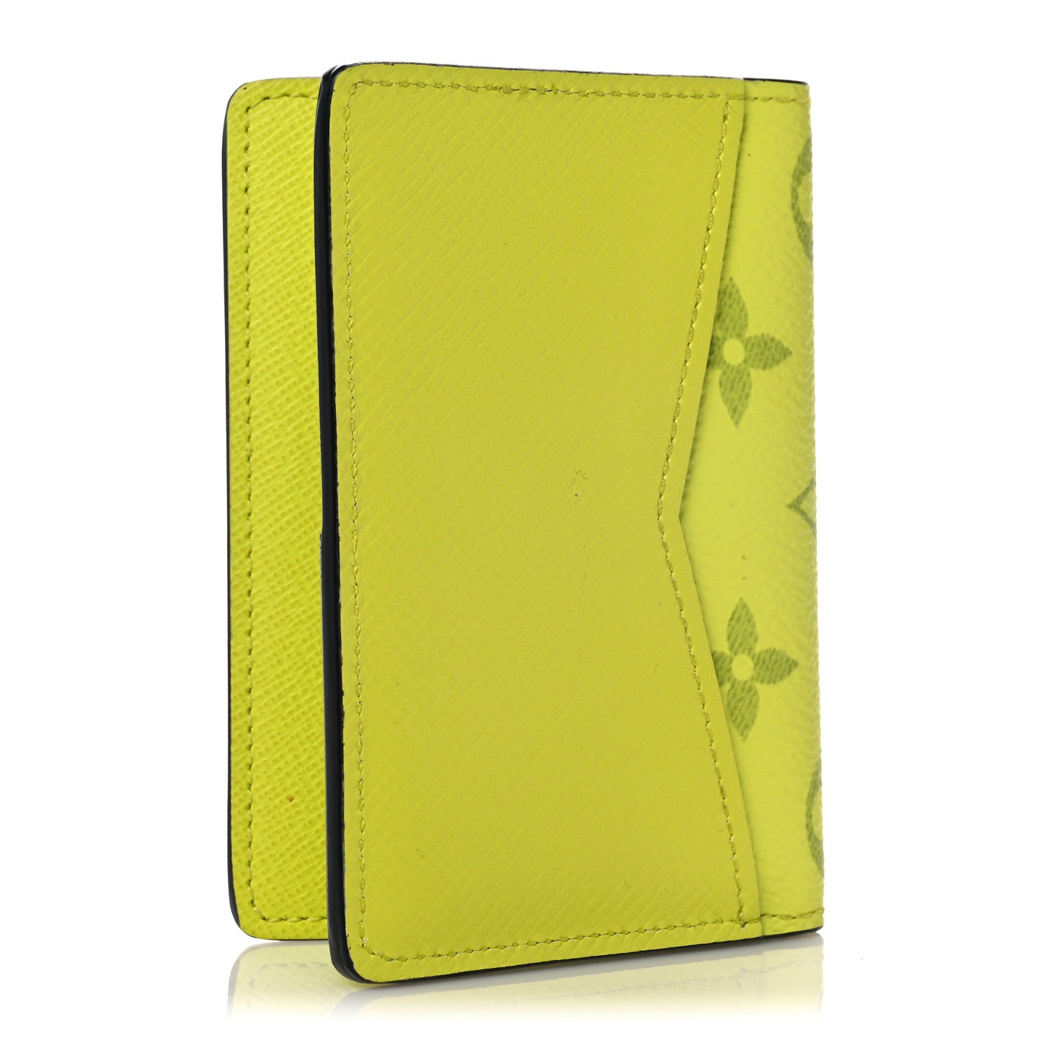 Louis Vuitton Monogram Taiga Pocket Organizer Yellow 3 of 10