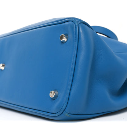 Christian Dior Smooth Calfskin Large Diorissimo Tote Blue 11 of 11