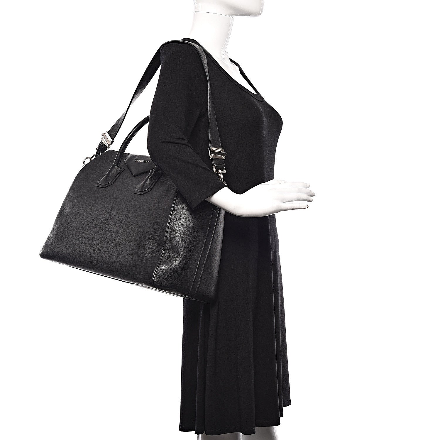 Givenchy Sugar Goatskin Large Antigona Black 1 of 10