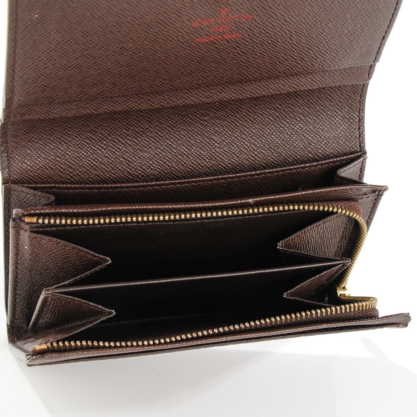 Damier Ebene Porte-Monnaie Billets Tresor Wallet