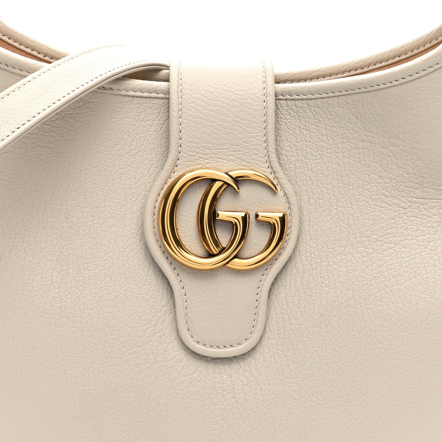 Gucci Goatskin Medium Aphrodite Shoulder Bag Mystic White 7 of 9