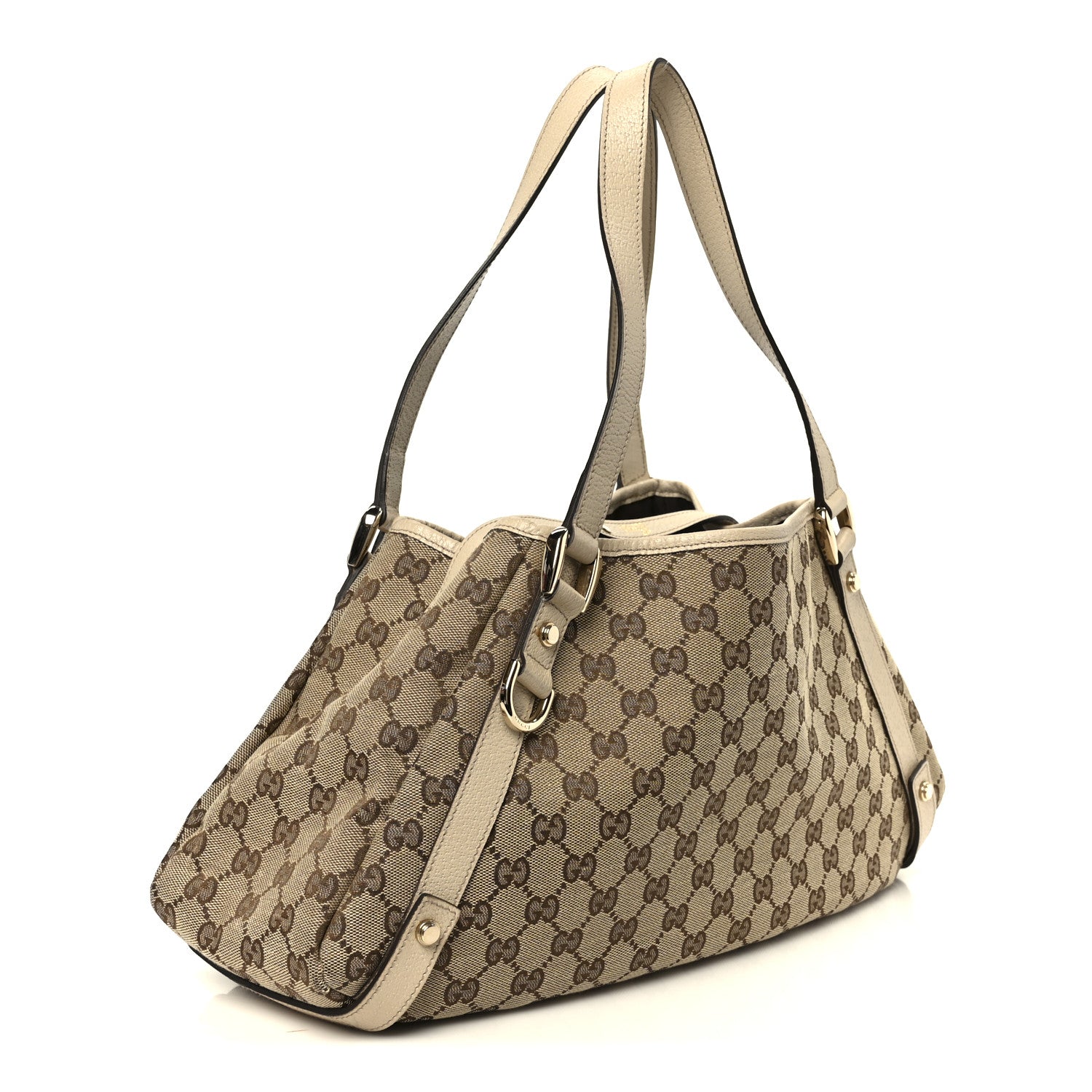 Gucci Monogram Medium Abbey Shoulder Bag Off White 3 of 10