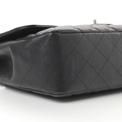 Chanel Caviar Quilted Jumbo Single Flap Black 9 of 17