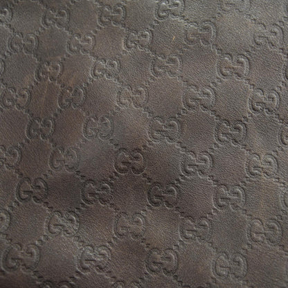 Gucci Guccissima Large Horsebit Chain Hobo Dark Brown 8 of 9
