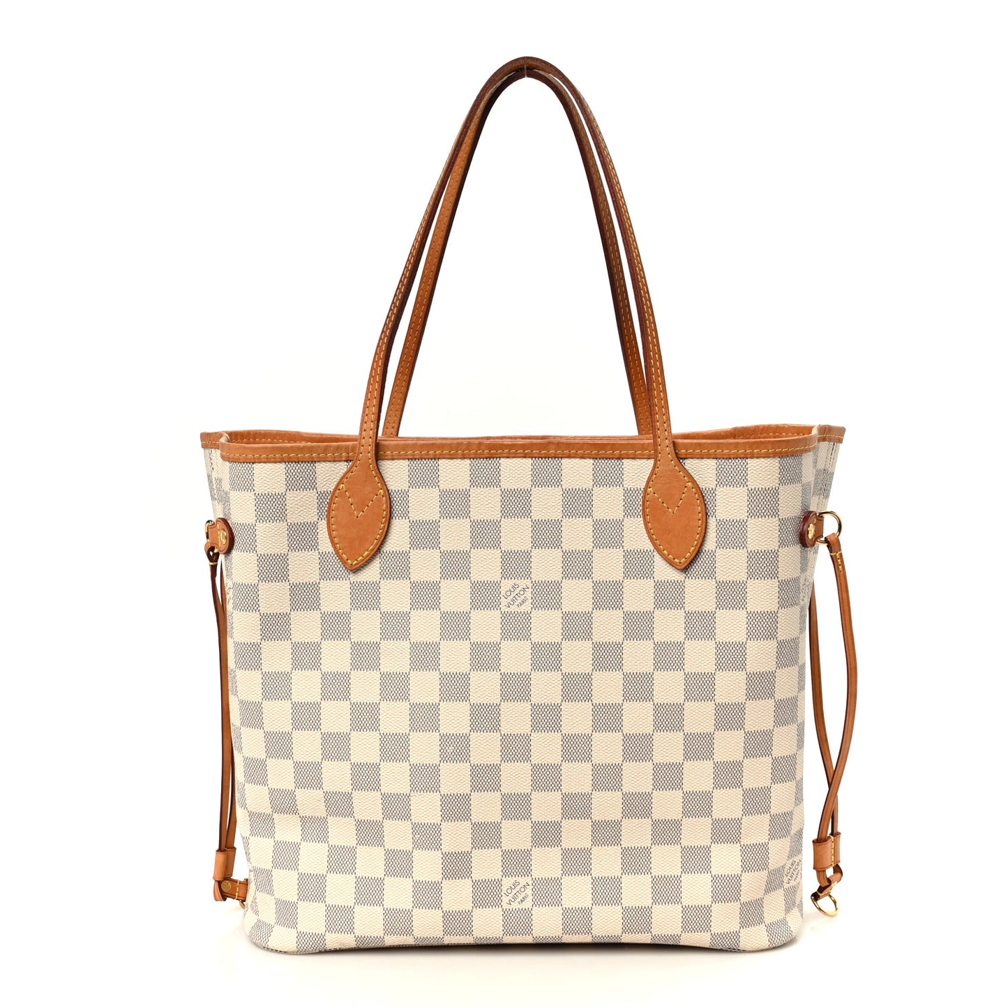 Damier Azur Neo Neverfull MM Rose Ballerine