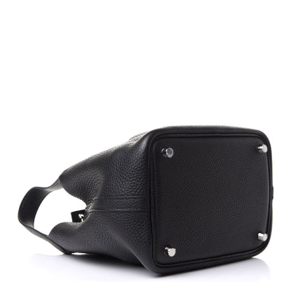 Hermes Taurillon Clemence Picotin Lock 18 PM Black 4 of 9