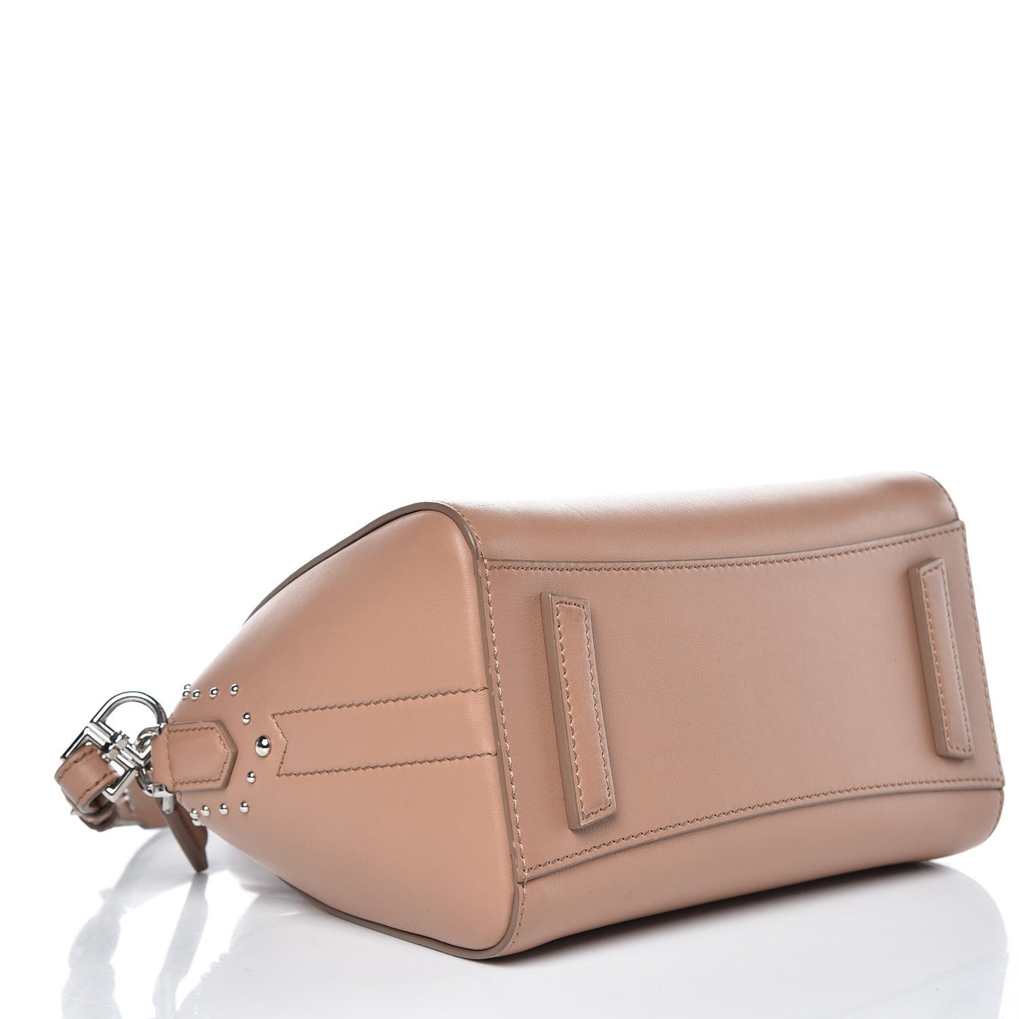 Smooth Calfskin Mini Studded Antigona Old Pink