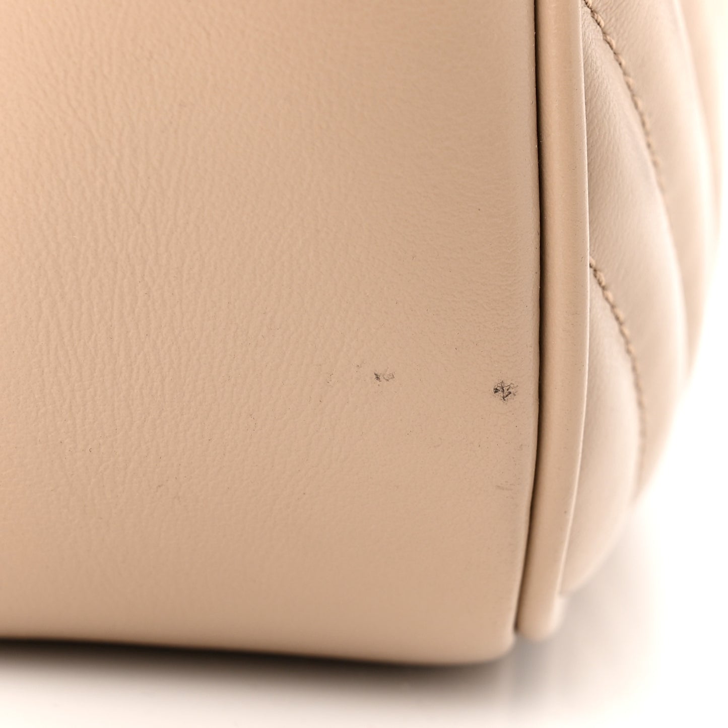 Calfskin Matelasse Monogram Lou Camera Bag Dark Beige