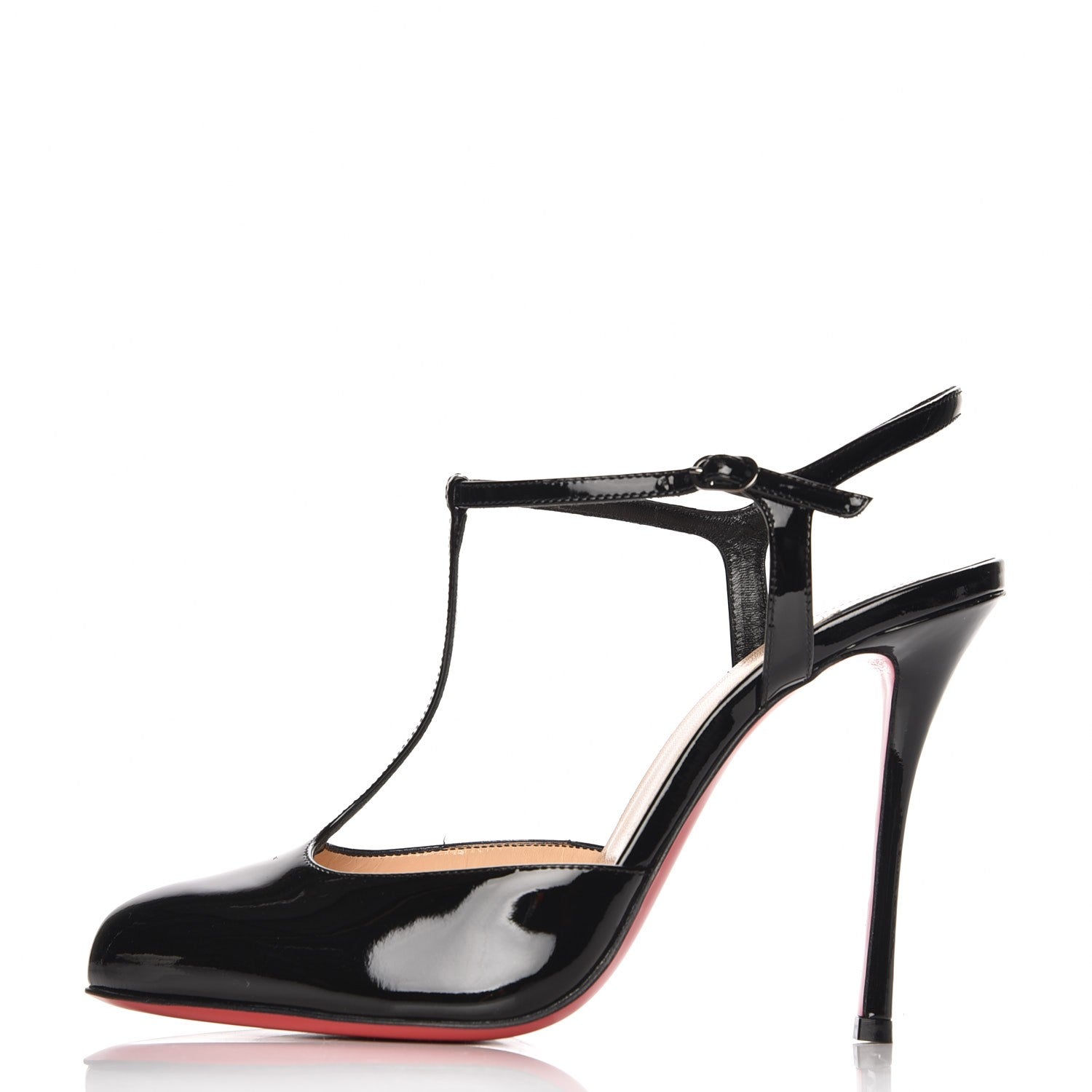 Christian Louboutin Patent Me Pam 100 Pumps 38.5 Black 1 of 8