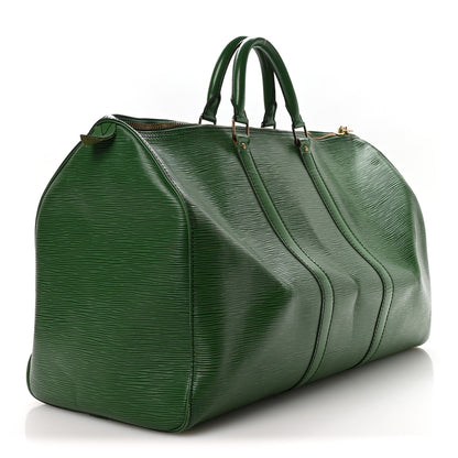 Louis Vuitton Epi Keepall 50 Borneo 2 of 9