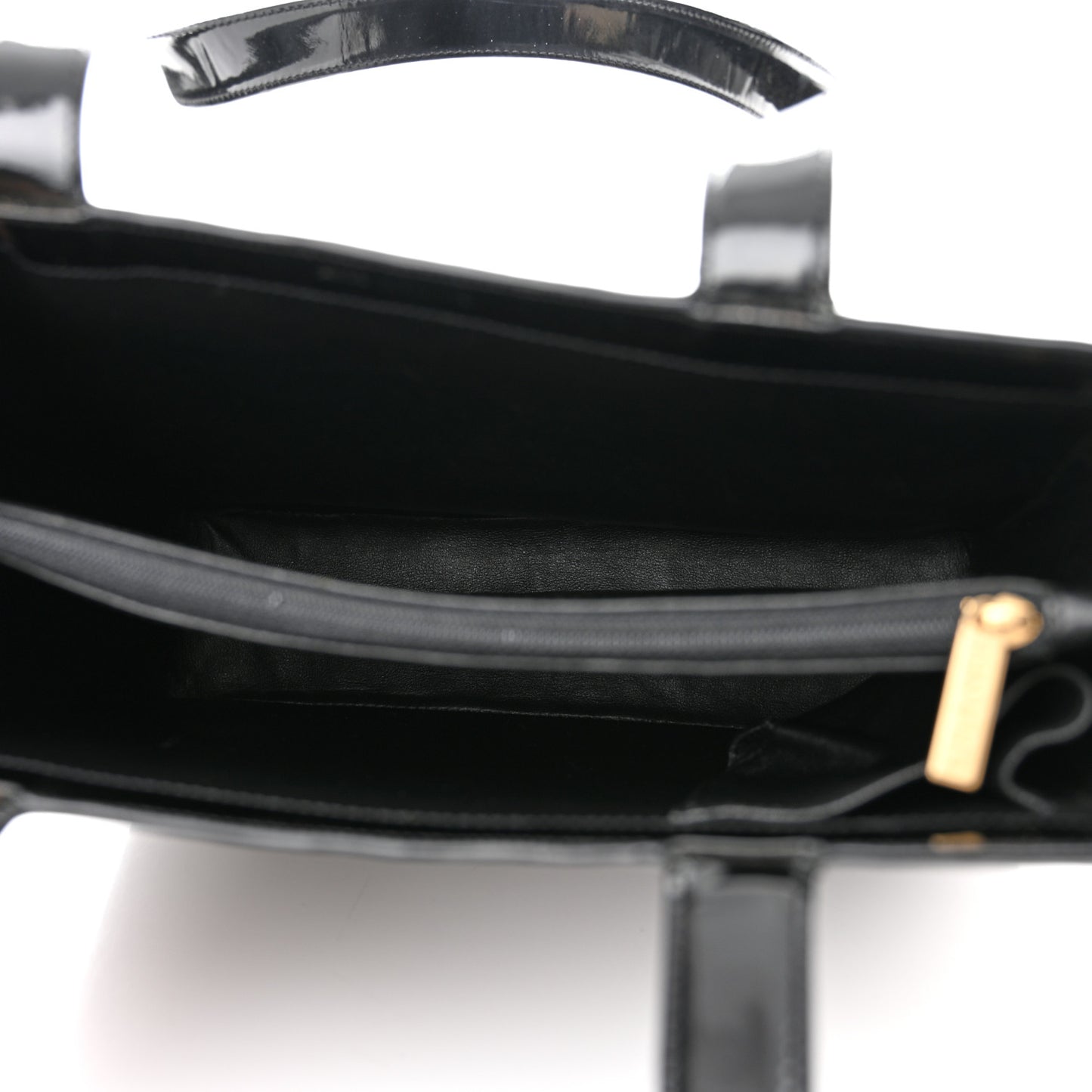 Patent Tote Black