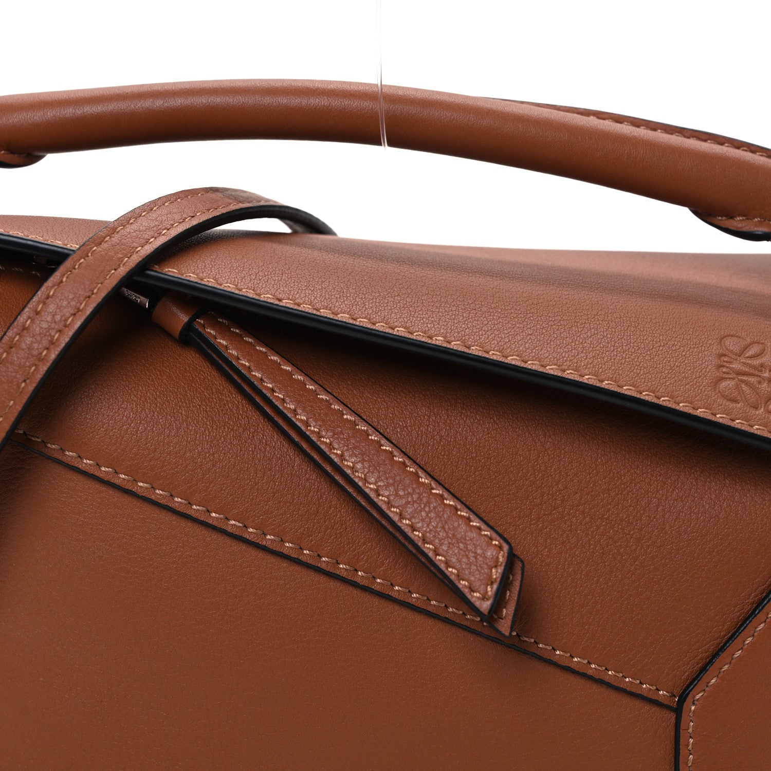 Loewe Calfskin Mini Puzzle Bag Tan 7 of 9