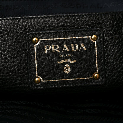 Prada Vitello Daino Shopping Tote Black 6 of 9