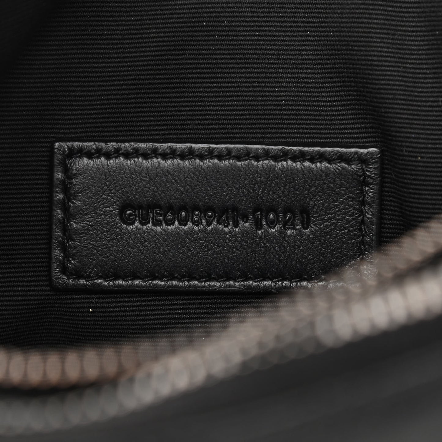 Grained Lambskin Quilted Mini Becky Double Zip Bag Black