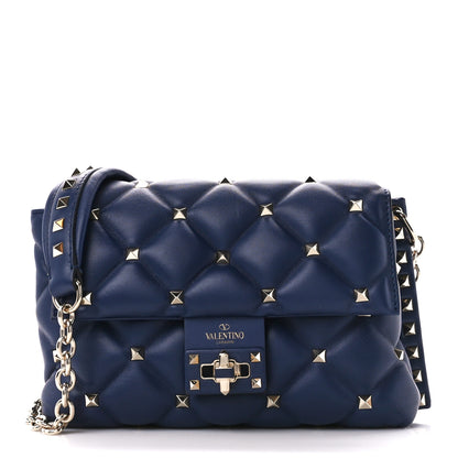 Valentino Garavani Nappa Small Candystud Crossbody Navy 1 of 11