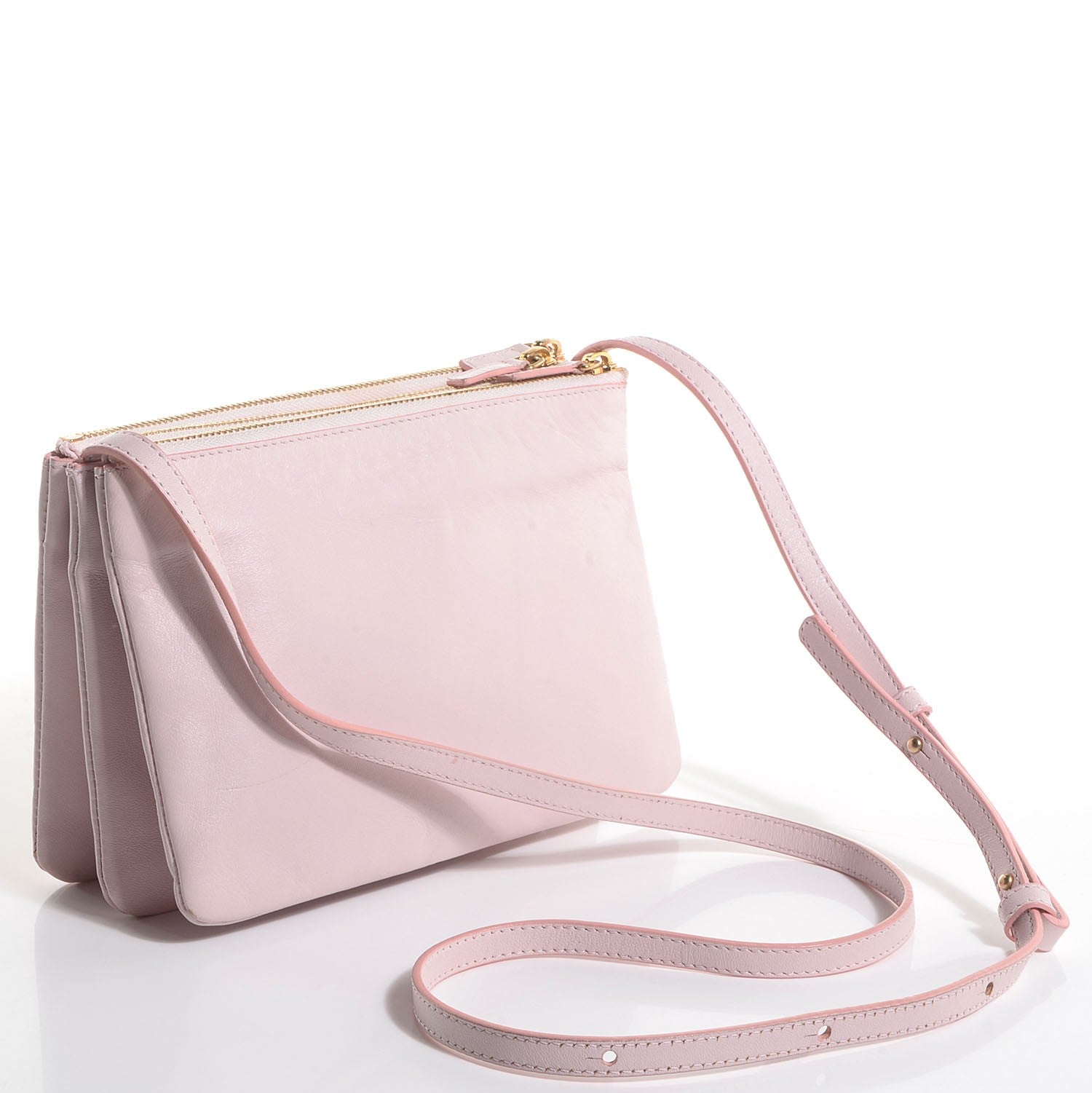 Celine Lambskin Small Trio Crossbody Bag 3 of 8