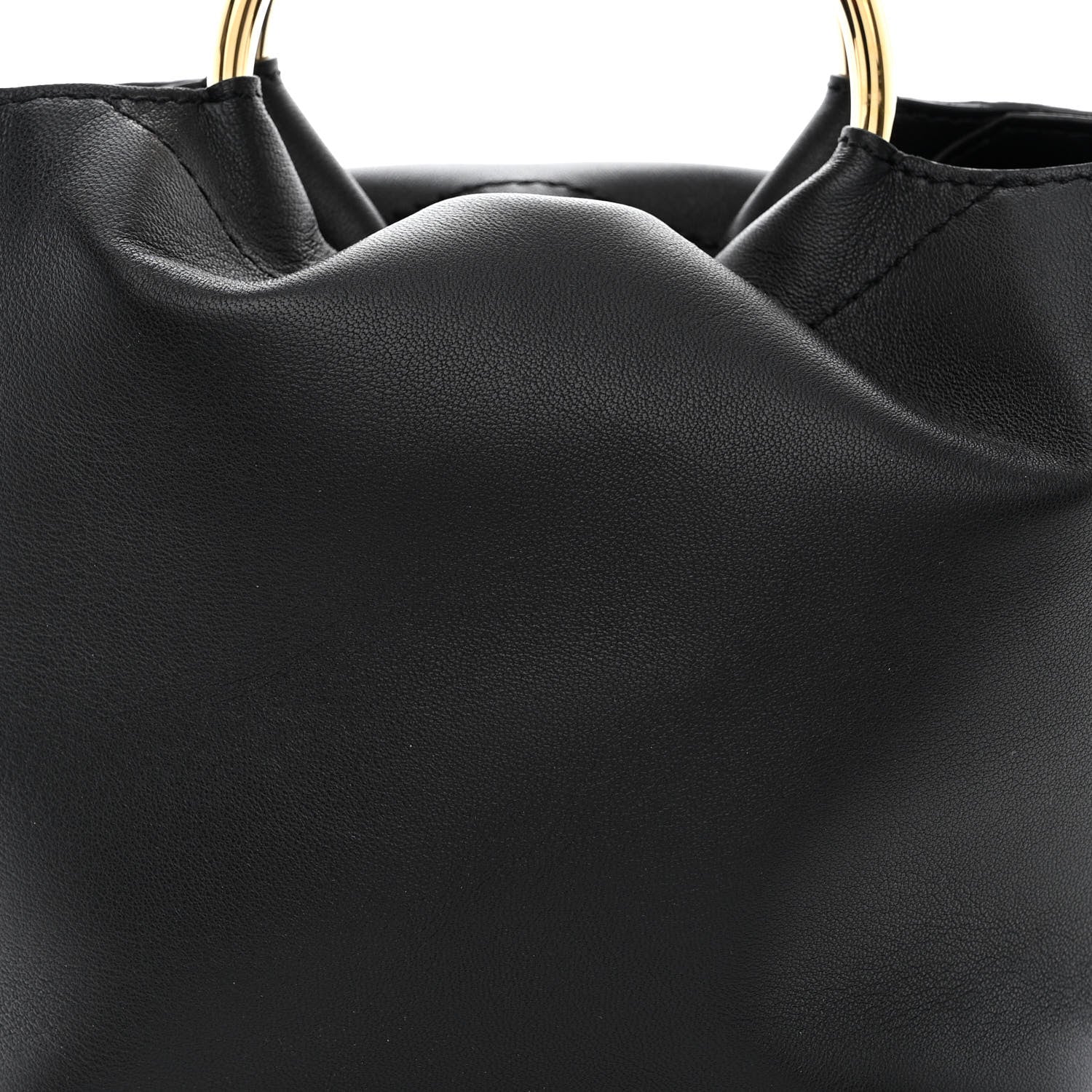 Valentino Garavani Nappa Small Carry Secrets Bucket Bag Black 7 of 10