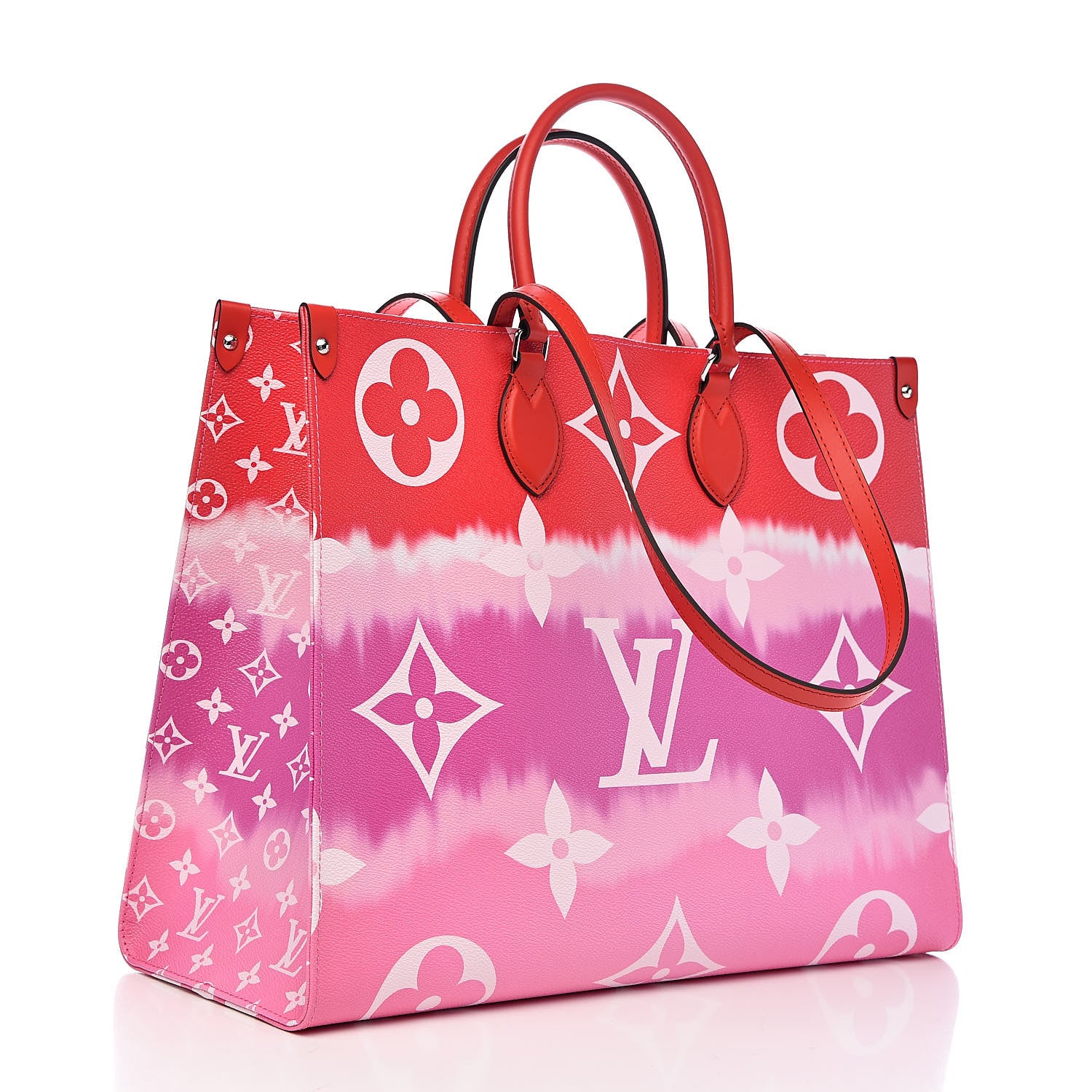 Louis Vuitton Monogram Escale Onthego GM Rouge 4 of 11