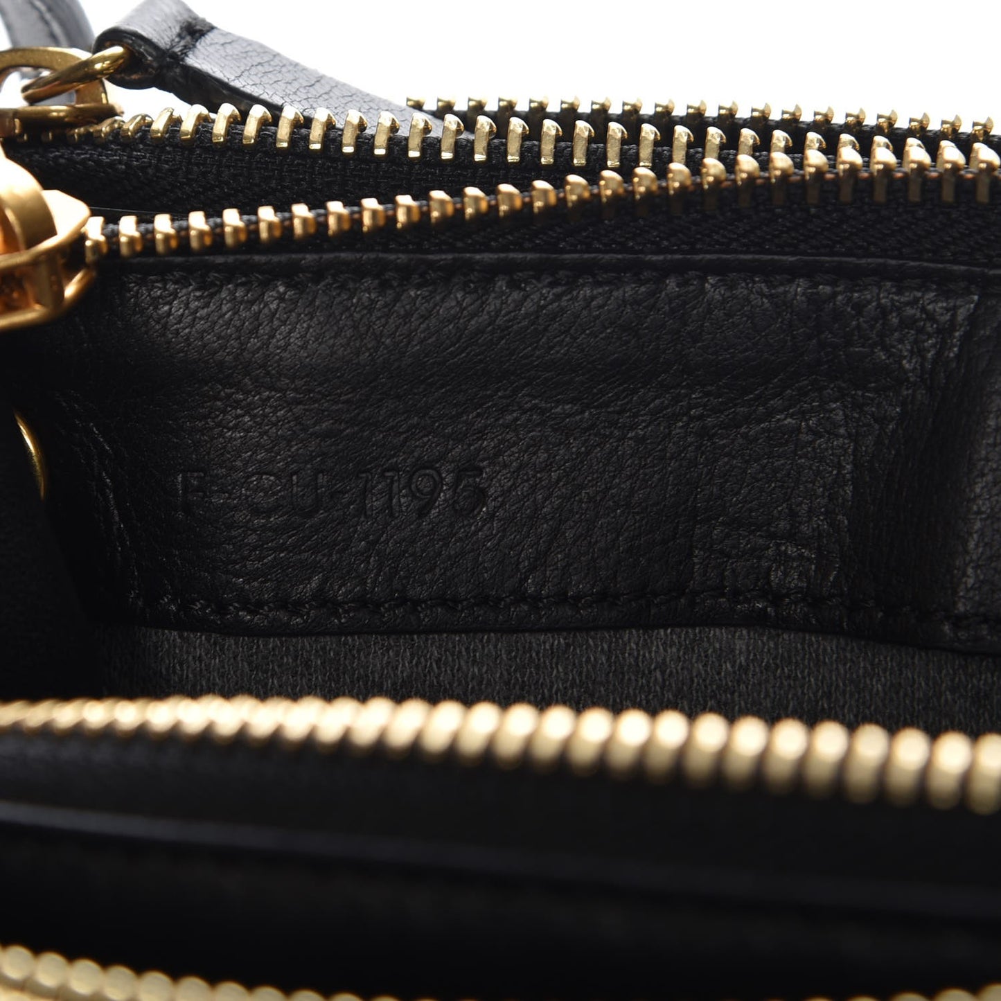 Lambskin Small Trio Crossbody Bag Black