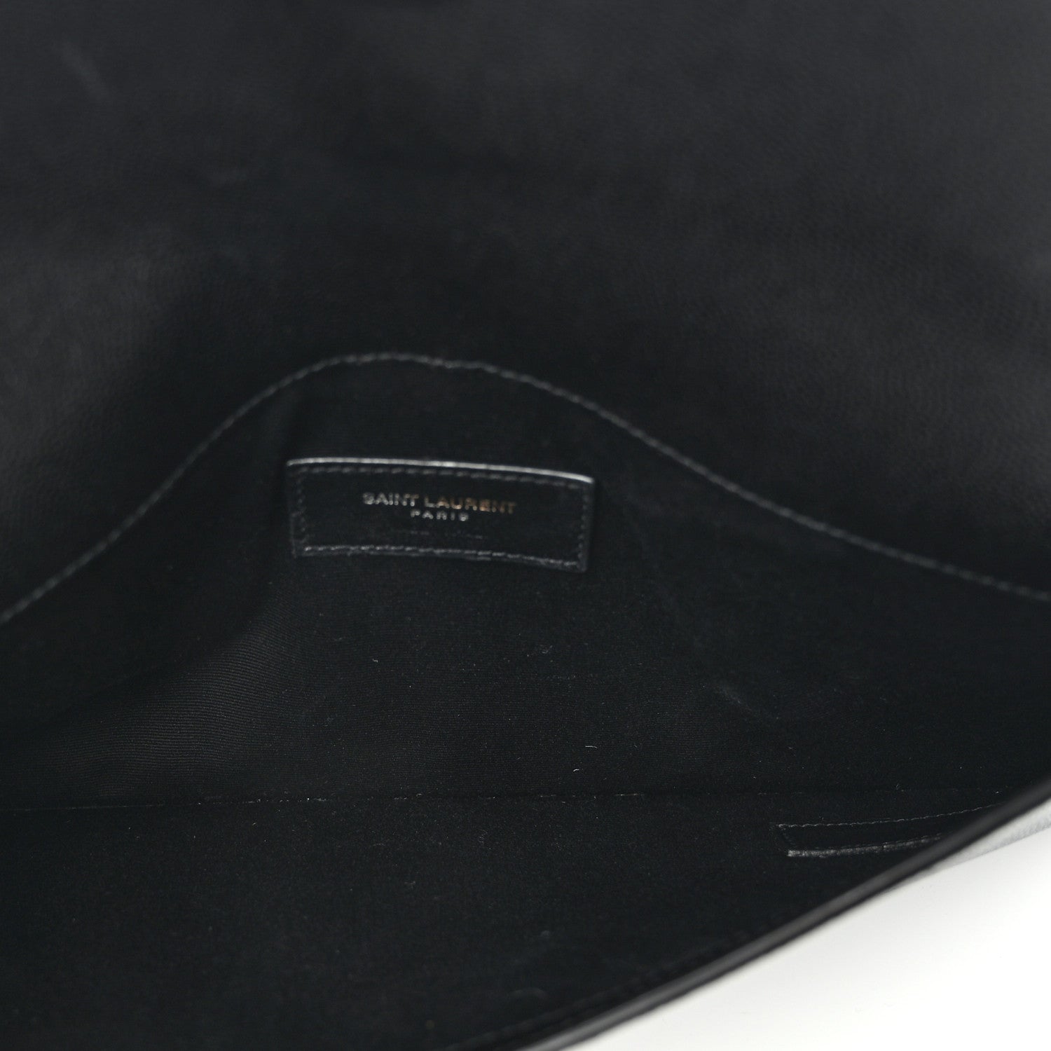 Saint Laurent Grain De Poudre Uptown Pouch Black 5 of 7