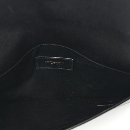 Saint Laurent Grain De Poudre Uptown Pouch Black 5 of 7