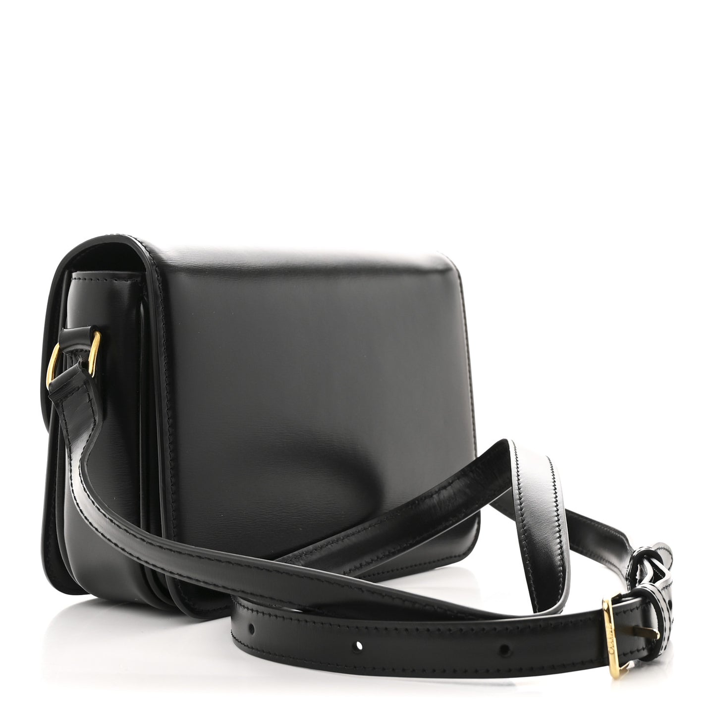 Shiny Calfskin Teen Triomphe Black