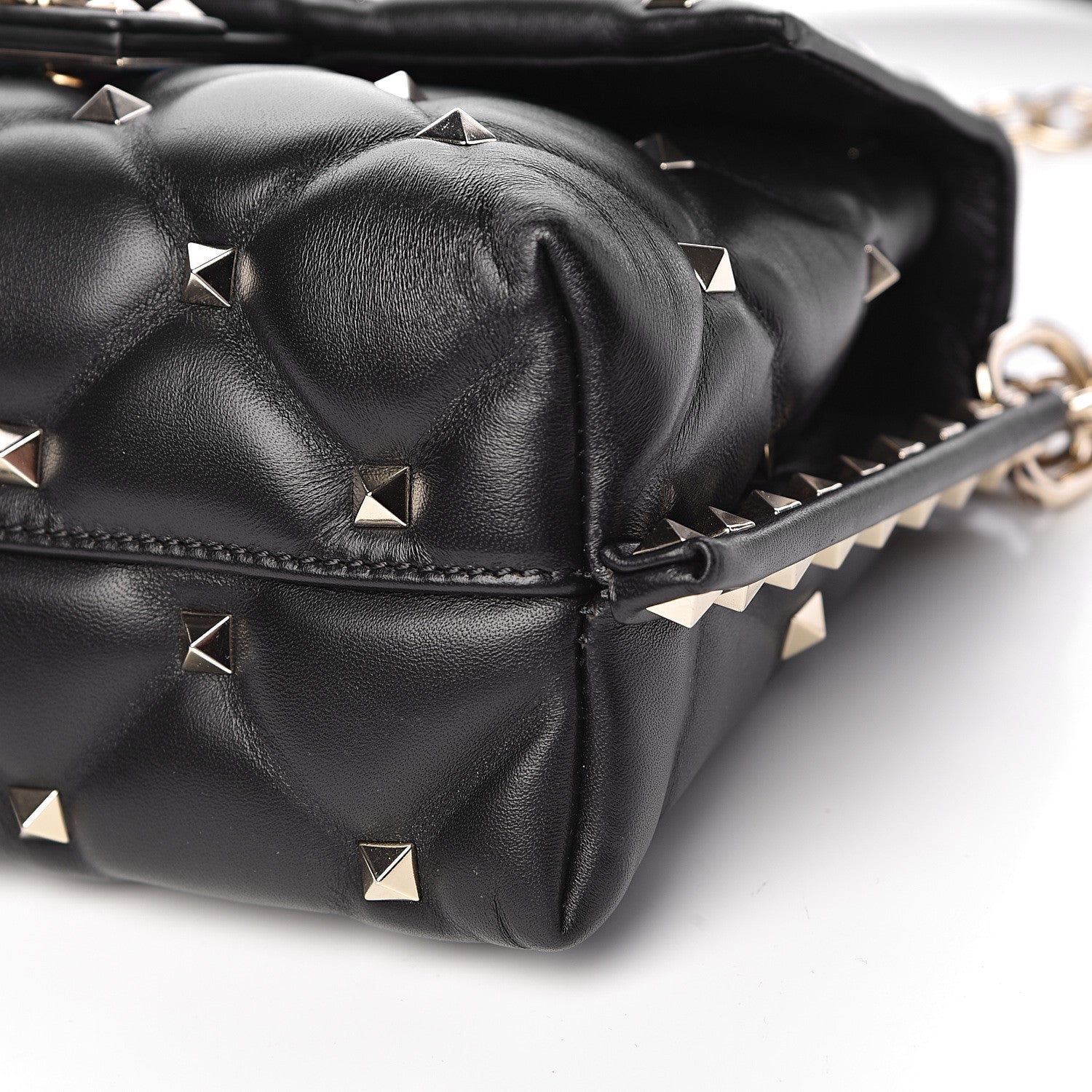 Valentino Garavani Nappa Small Candystud Crossbody Black 8 of 9