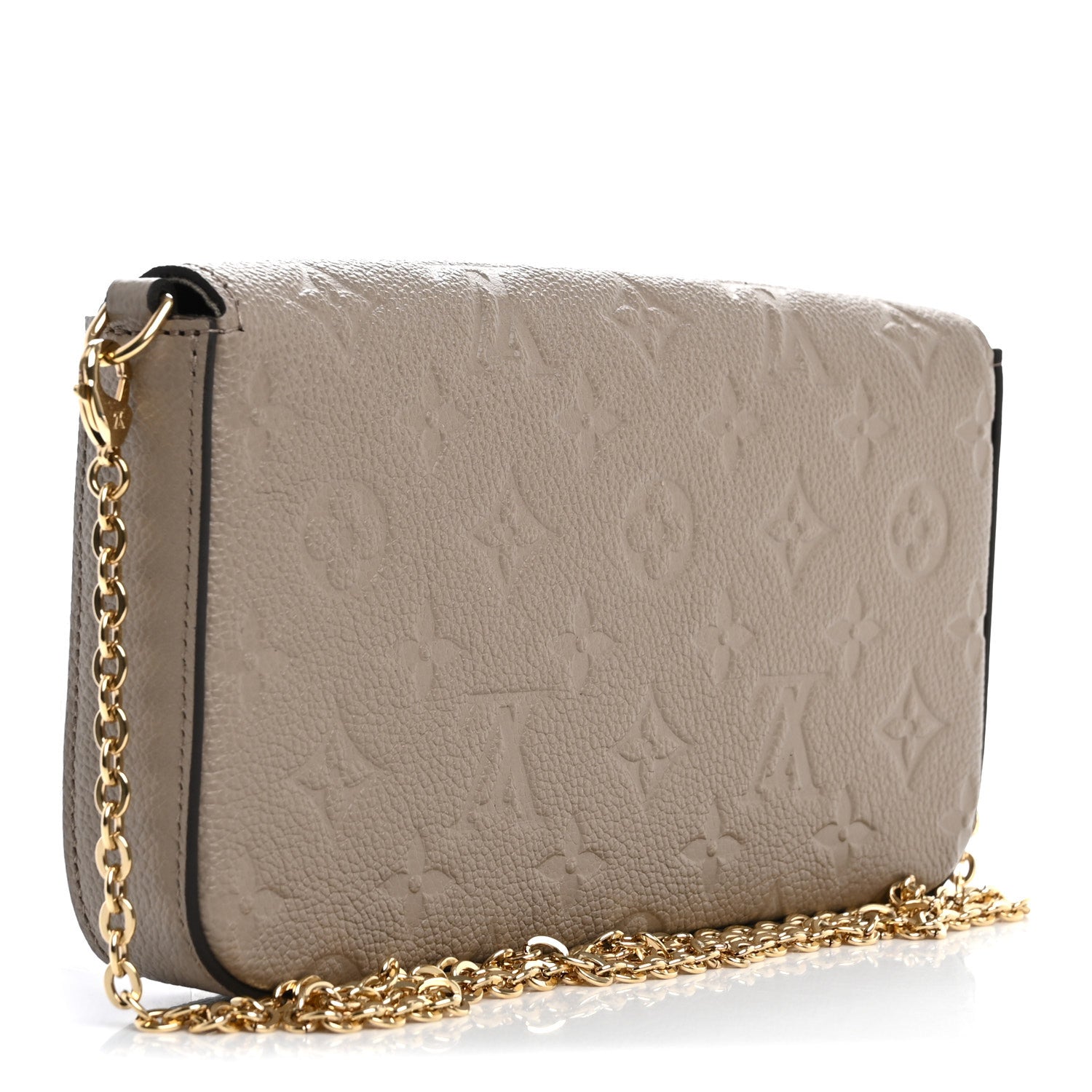 Louis Vuitton Empreinte Pochette Felicie Chain Wallet Tourterelle 4 of 10
