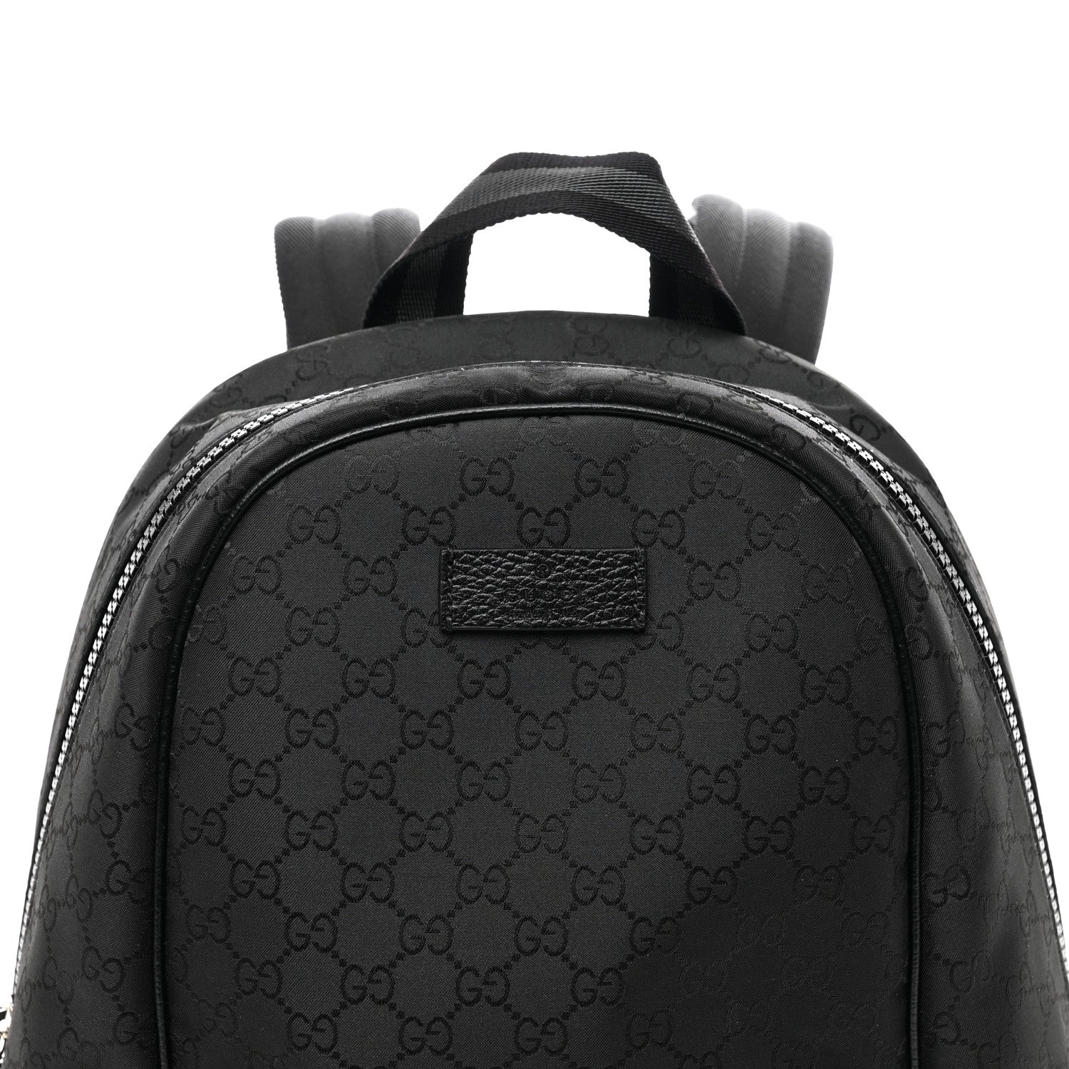 Gucci Nylon Monogram Slim Backpack Black 5 of 10