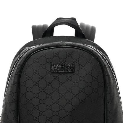 Gucci Nylon Monogram Slim Backpack Black 5 of 10