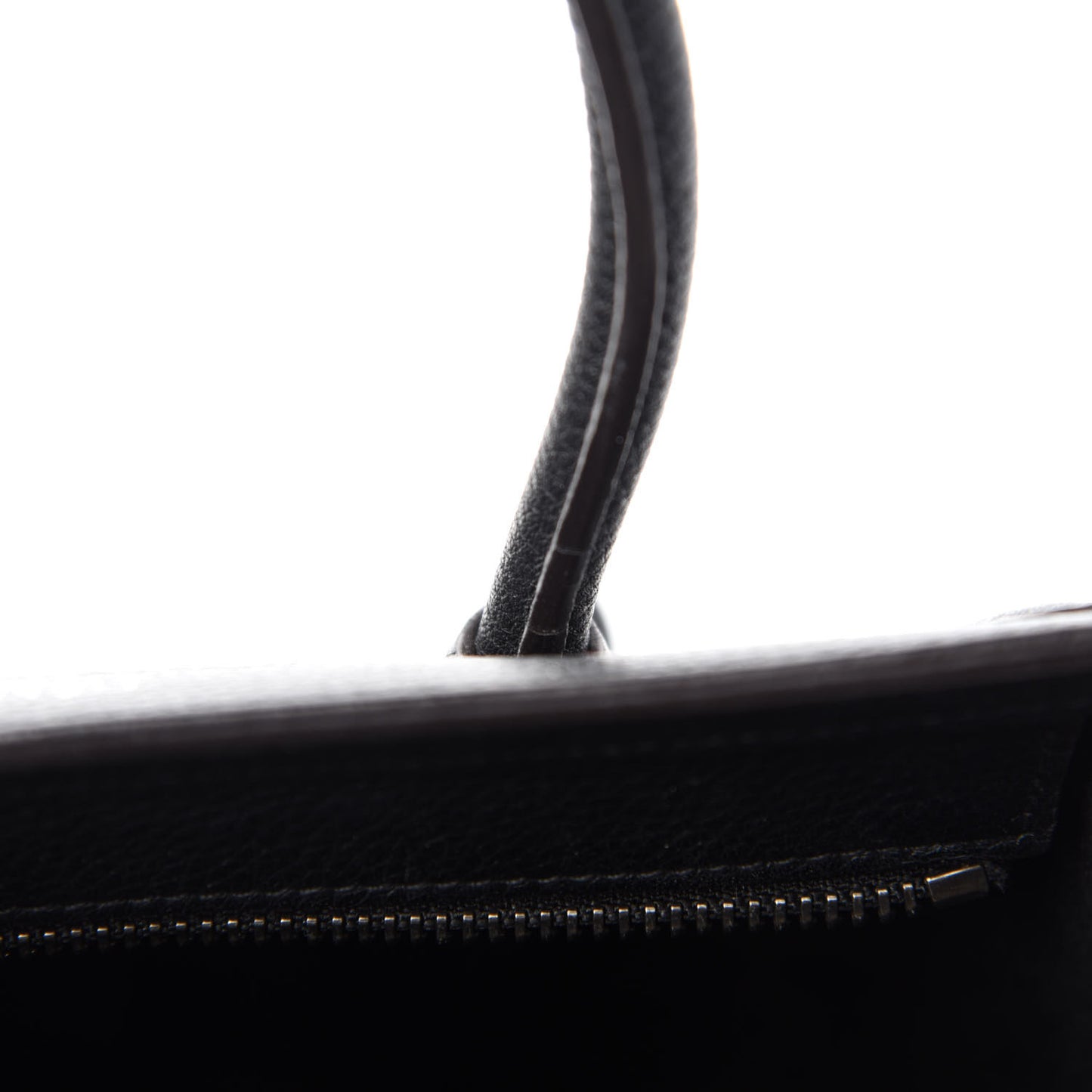 Drummed Calfskin Nano Luggage Black