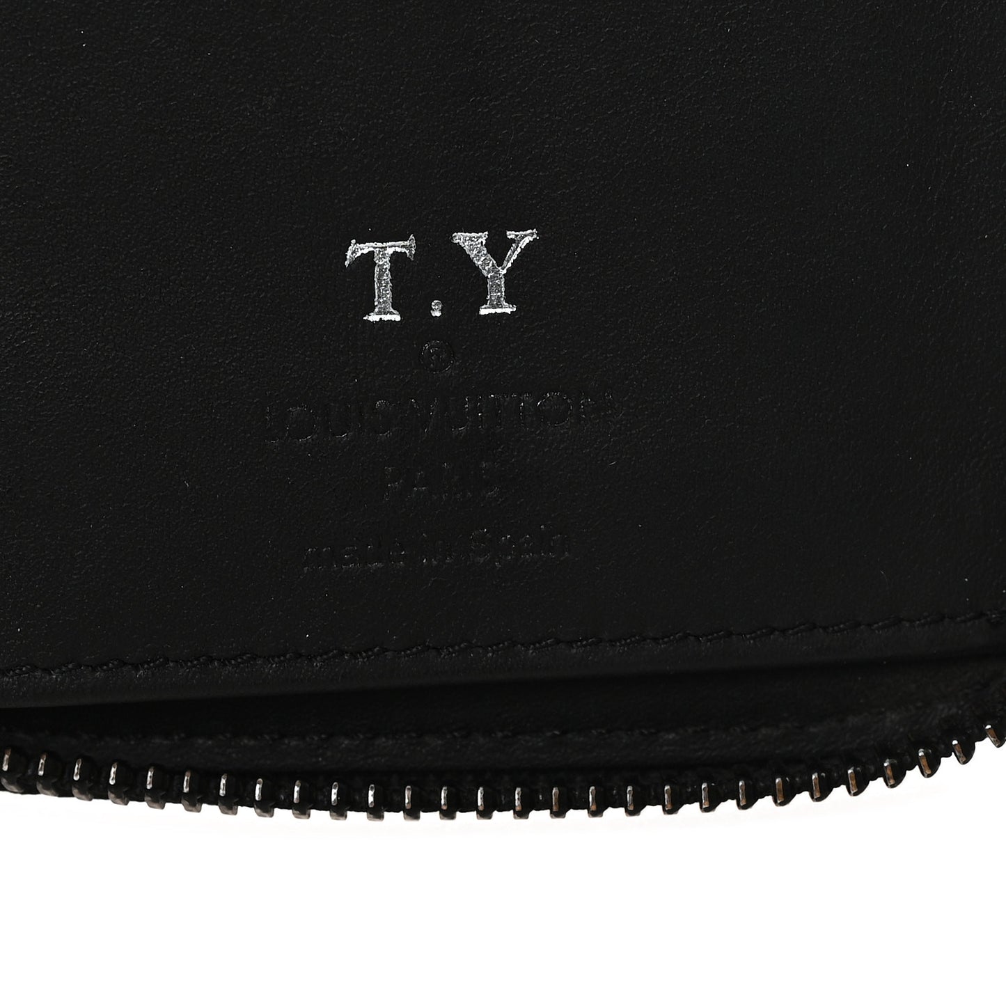 Calfskin Monogram Shadow Vertical Zippy Wallet Black