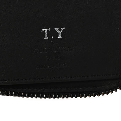 Louis Vuitton Calfskin Monogram Shadow Vertical Zippy Wallet Black 6 of 8