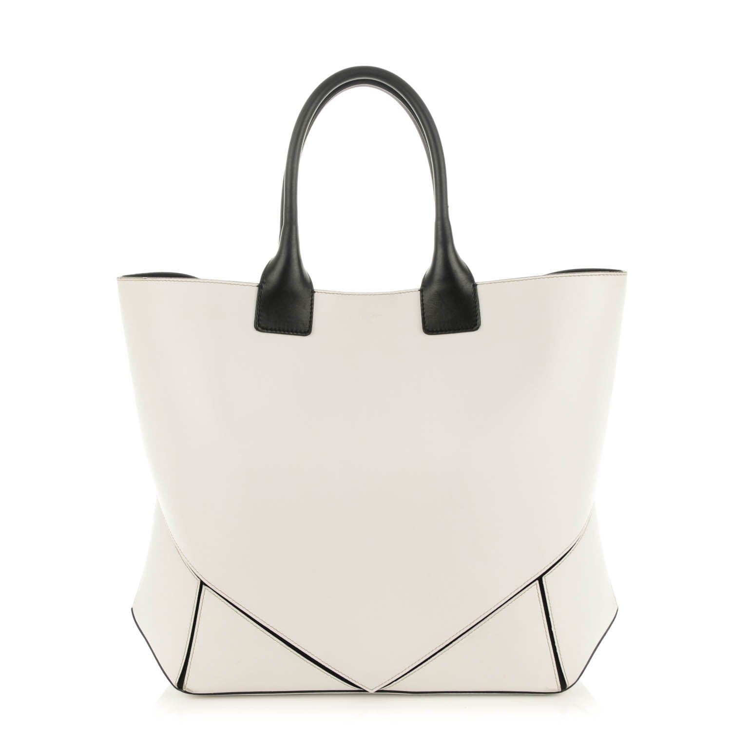 Givenchy Nappa Easy Tote White Black 1 of 10