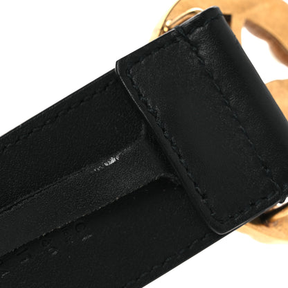 Gucci Moon Calfskin Pearl Double G 40mm Belt 85 34 Black Cream 6 of 8