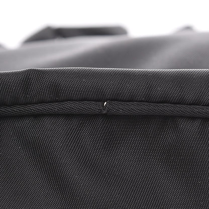 Prada Nylon Ruffle Cosmetic Pouch Black 9 of 9