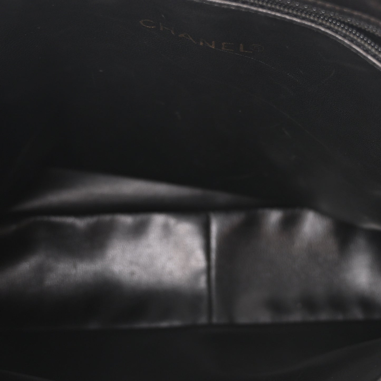 Lambskin Flap Shoulder Bag Black