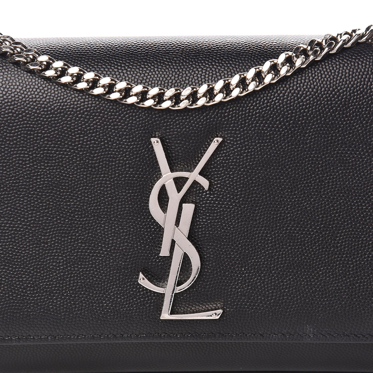 Grain De Poudre Small Monogram Kate Satchel Black