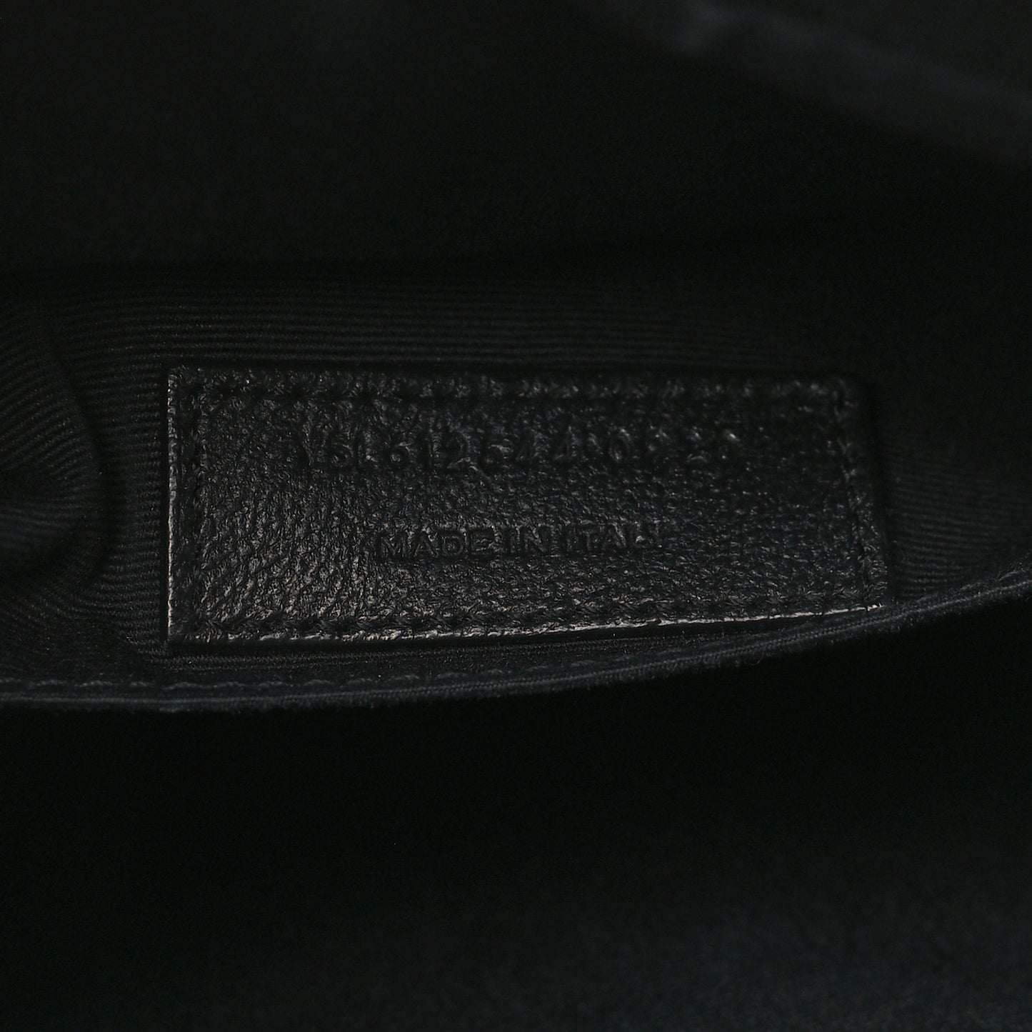 Calfskin Matelasse Monogram Lou Camera Bag Black