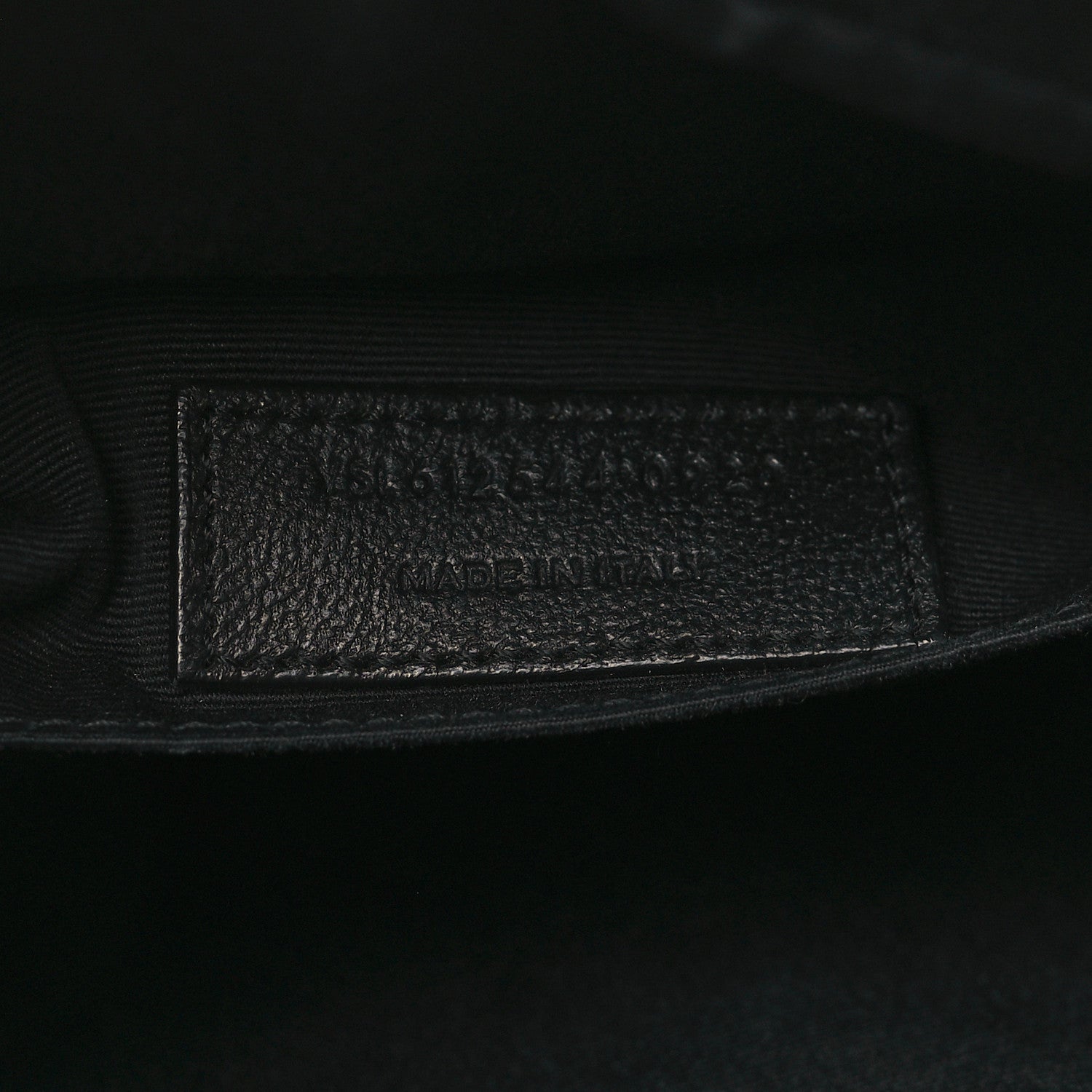 Saint Laurent Calfskin Matelasse Monogram Lou Camera Bag Black 8 of 11