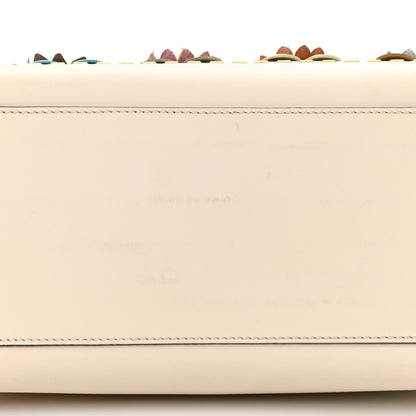 Fendi Vitello Baltico Flowerland Studded Dotcom Satchel Camelia Multicolor 12 of 14