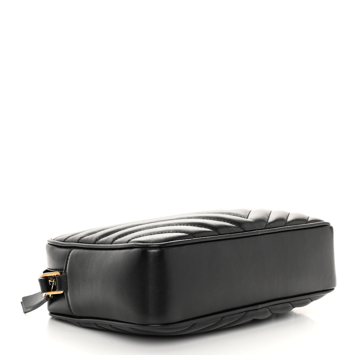 Saint Laurent SAINT LAURENT Calfskin Matelasse Monogram Lou Camera Bag Black 4 of 10