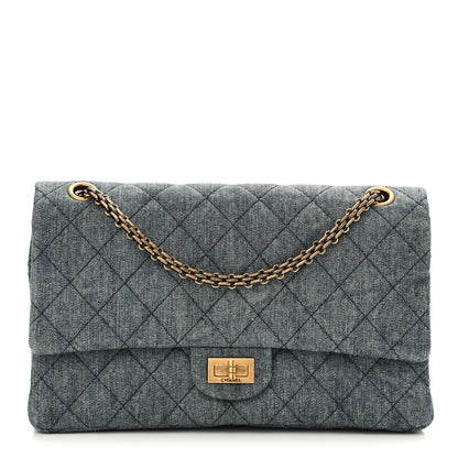 Chanel Denim Quilted 2.55 Reissue 226 Flap 1 of 11