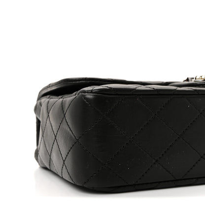 Chanel Lambskin Quilted Medium Westminster Pearl Flap Black 9 of 11