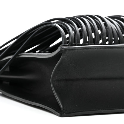 Hermes Swift Kelly Danse Anate Fringed Belt Bag Black 9 of 11
