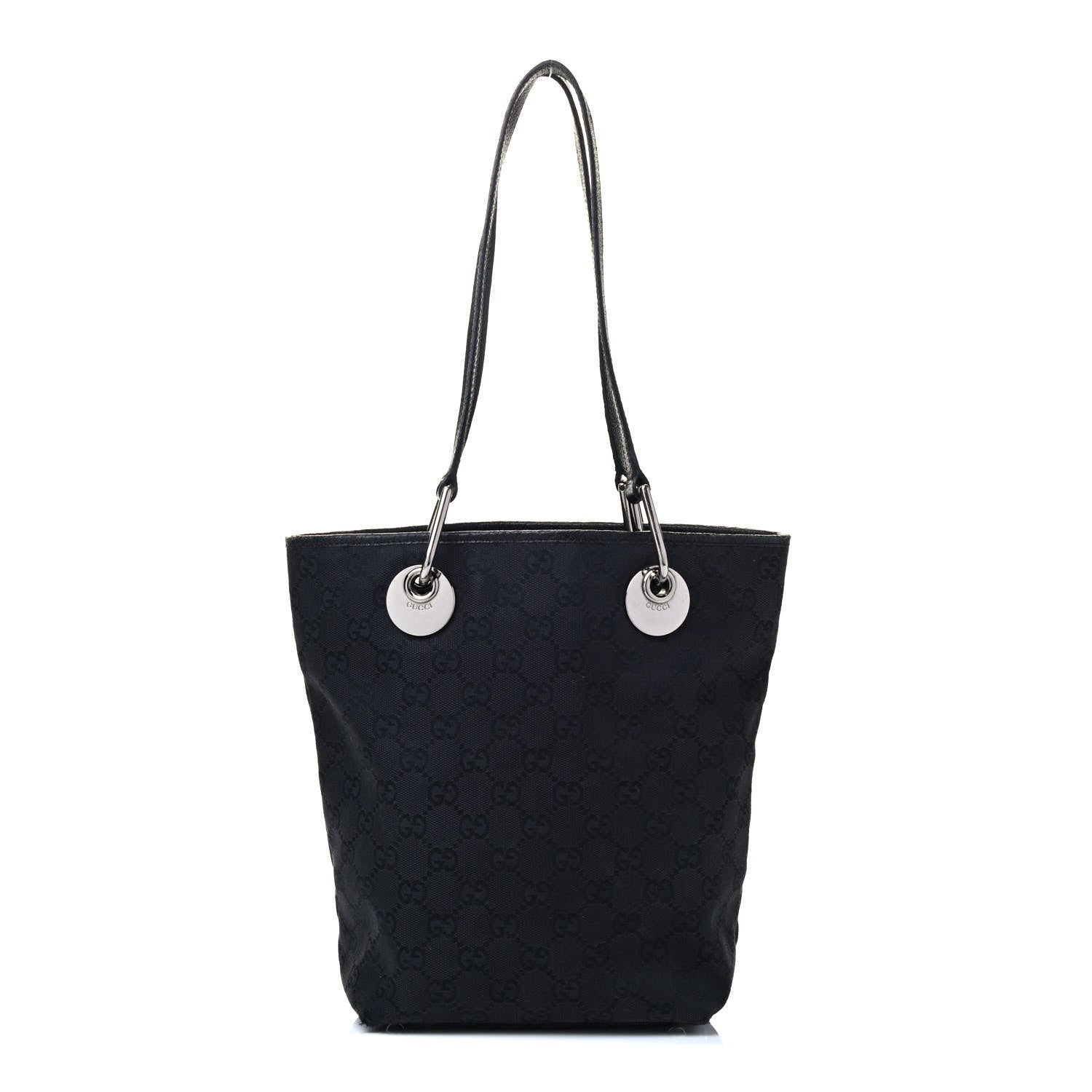 Gucci Monogram Small Eclipse Tote Black 1 of 4