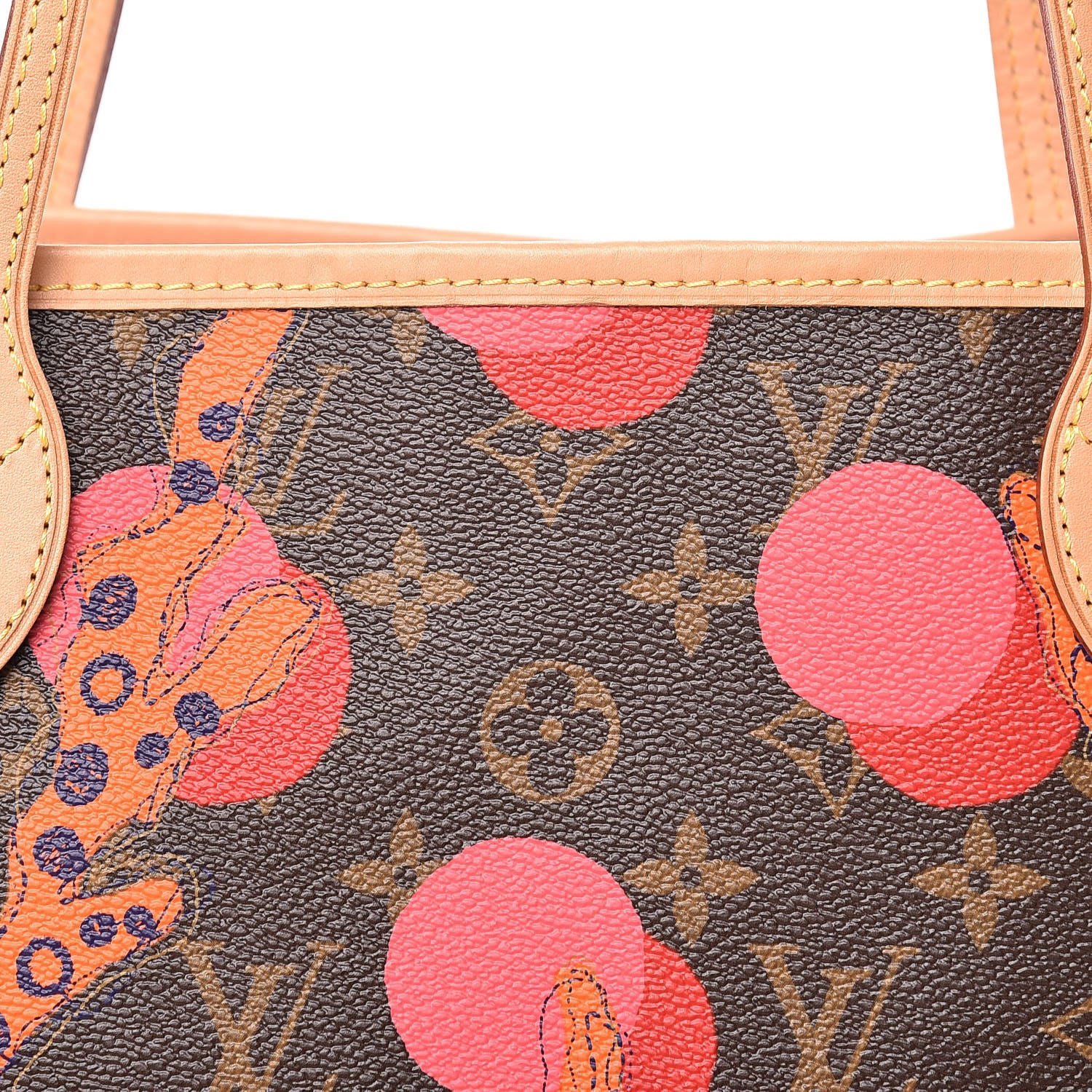 Louis Vuitton Monogram Ramages Neverfull MM 9 of 11
