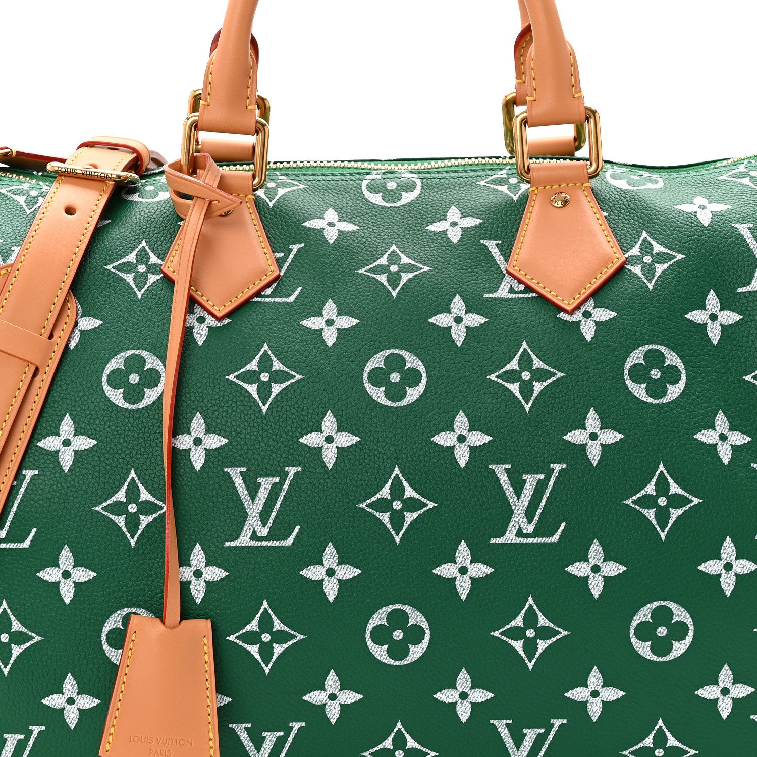 Louis Vuitton Calfskin Monogram Speedy P9 Bandouliere 40 Green 8 of 12