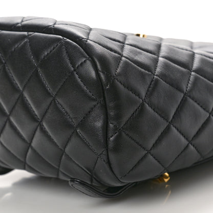 Chanel Lambskin Quilted Mini Urban Spirit Backpack Black 10 of 10