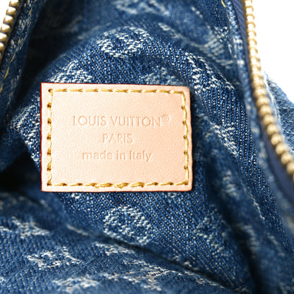 Louis Vuitton Monogram Denim Baggy NM Blue 6 of 9
